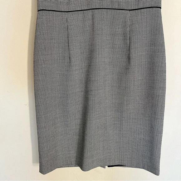 NWT Hugo Boss Doritala Geometric Wool Stretch Woven Tailored Sheath Dress Sz 10 - Picture 10 of 14
